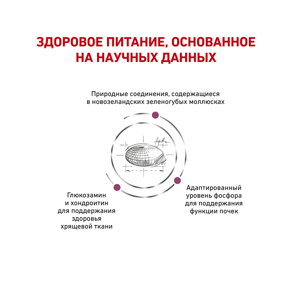 ПР0015587 Корм для кошек Vet Diet Mobility MC28 при заболеваниях опорно-двигательн.аппарата сух. 2кг ROYAL CANIN  - Вид №3