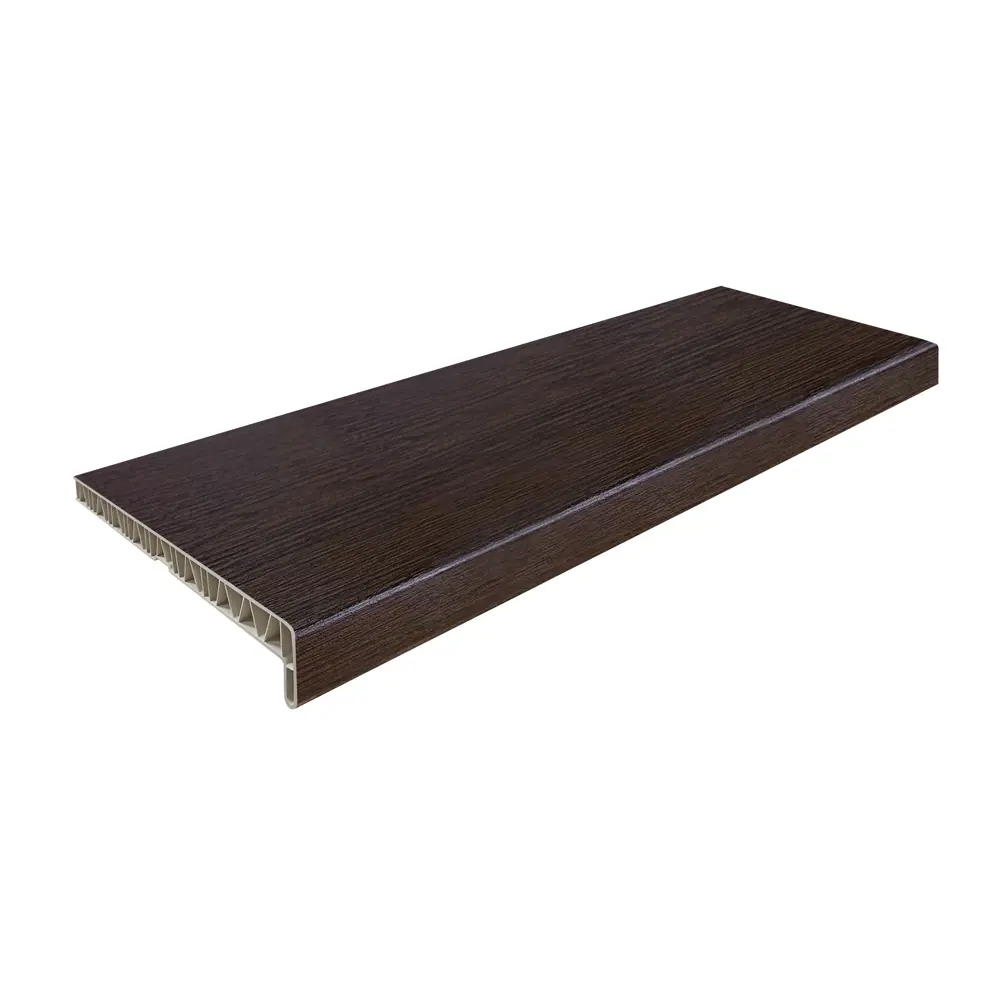 Подоконник FINEBER из ПВХ 1500x300 мм, цвет темный дуб 87893748 STLM-1509785 - Вид №1