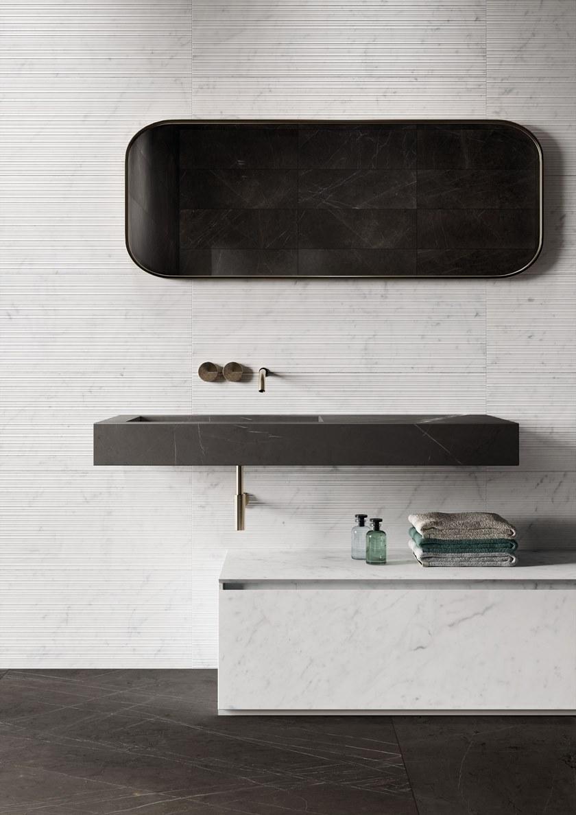 Italgraniti Объемная белая плитка для стен с эффектом мрамора Lux experience wall sun-id-1390961 - Вид №1