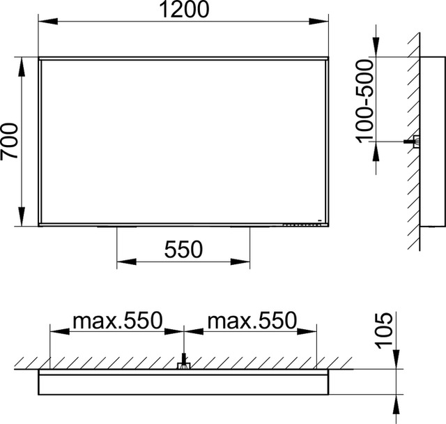33097ZZ2000 Зеркало с подсветкой KEUCO Plan - Вид №12