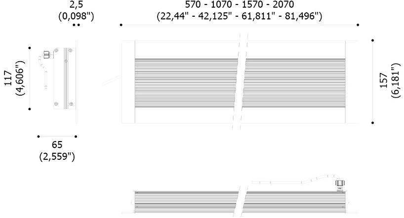 Aldabra Встраиваемый алюминиевый настенный светильник sun-id-1475990 - Вид №4