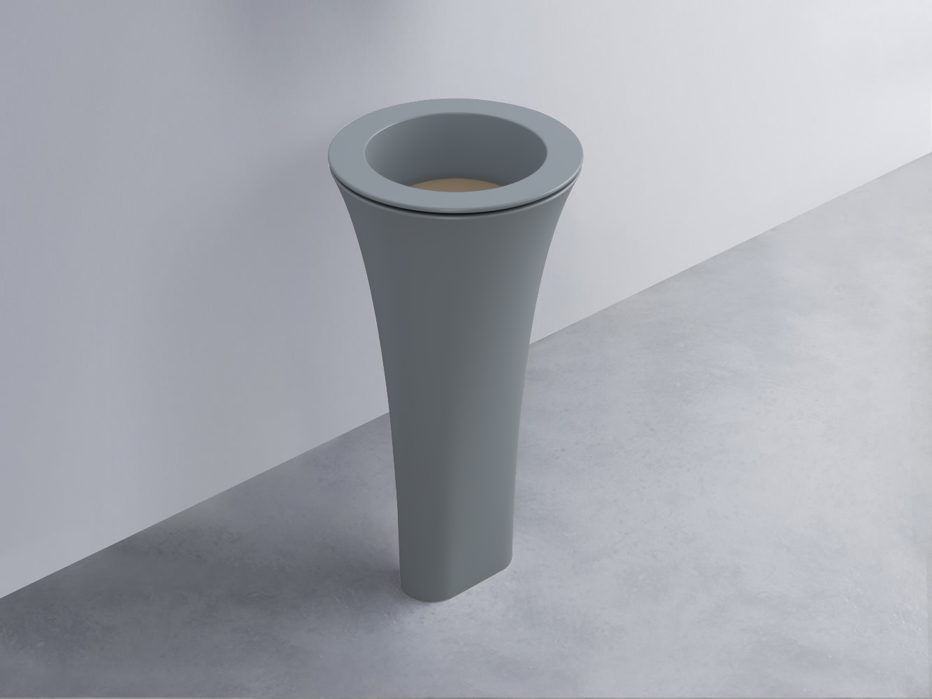 AMLA45-BR+AMPILT-AN+AMCOLT-BR Раковина Amedeo Tondo отдельностоящая cielo Enjoy + Amedeo Ceramica Cielo