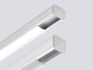 Профиль линейного потолочного освещения для светодиодных модулей