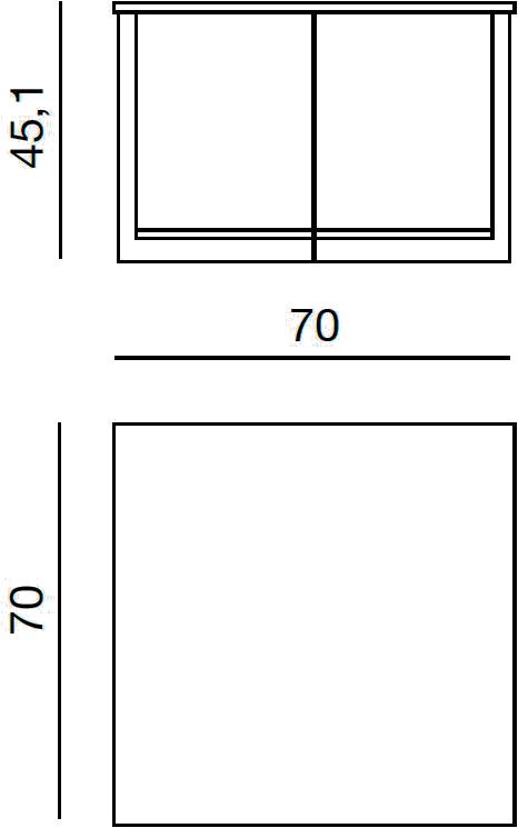 EmmeBi Квадратный деревянный журнальный столик sun-id-1516306 - Вид №4