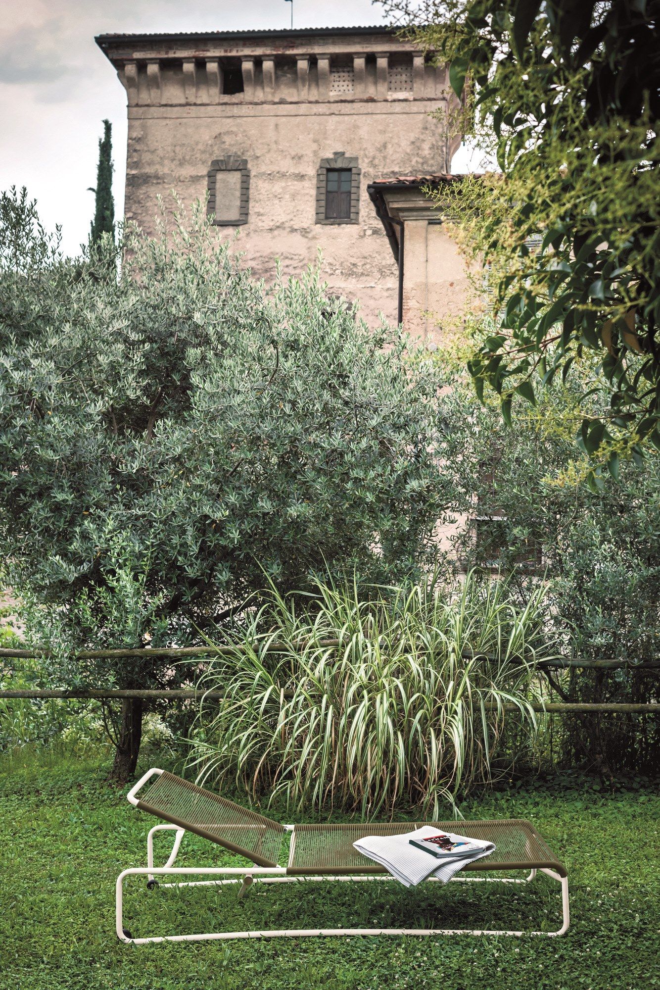 Садовая кровать с откидной веревкой с колесами RODA Harp ARCH-00145028 - Вид №7