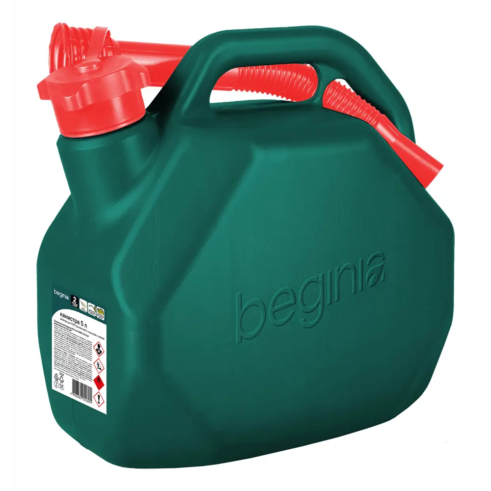 Канистра для ГСМ BEGINIA 5 л пластик STLM-2104833