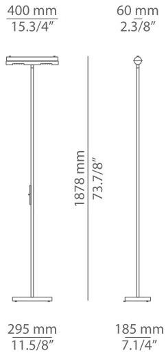 Estiluz Торшер из металла Basics P-2455 - Вид №3