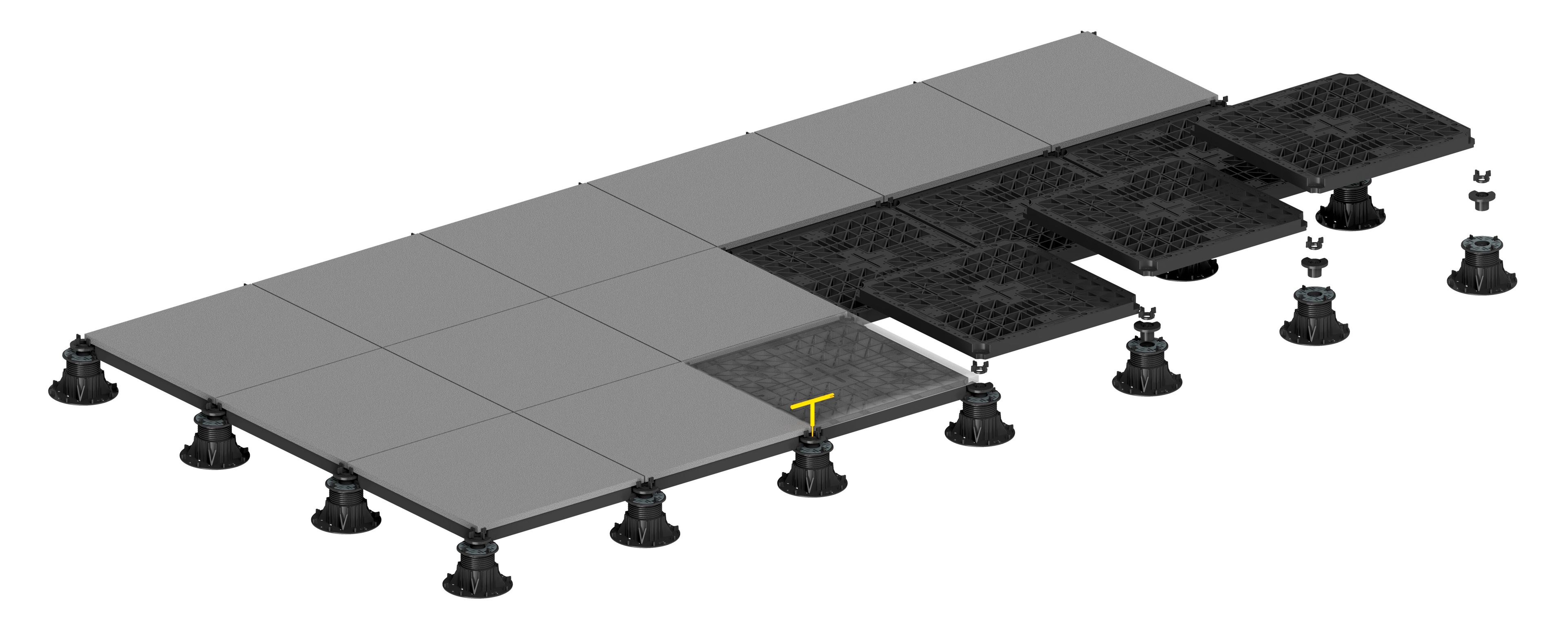 Наружная система фальшпола IMPERTEK GRAVITYSYSTEM ARCH-00121882 - Вид №2