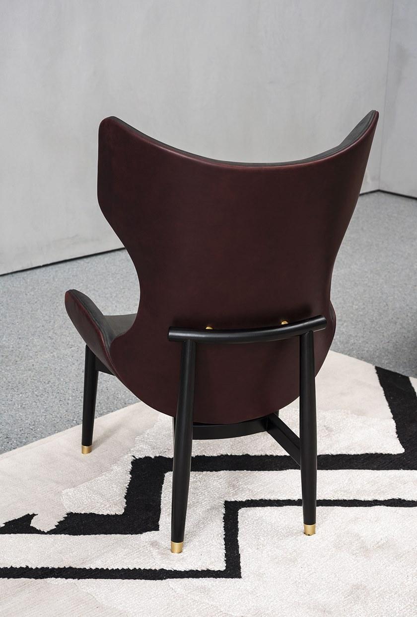 BAXTER Кожаное кресло Bergere Jorgen sun-id-1408987 - Вид №2