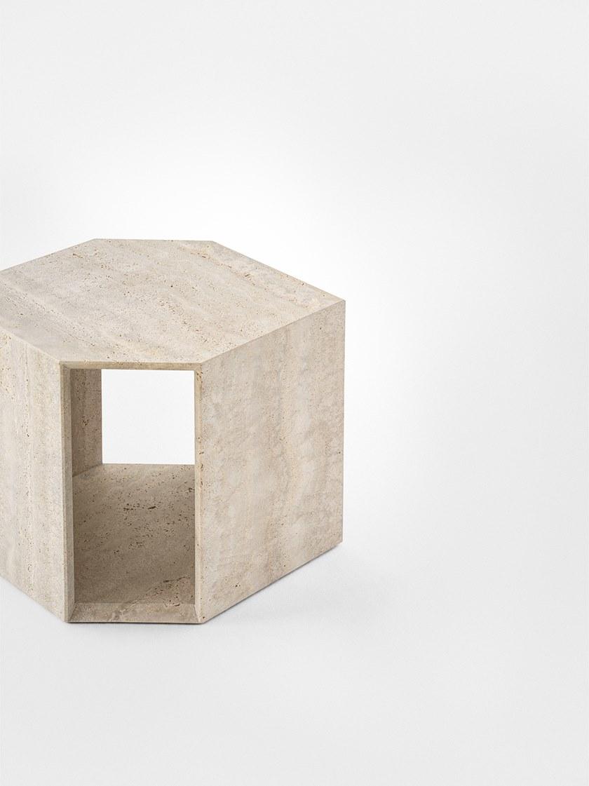 Gallotti&Radice Журнальный столик из мрамора Prism sun-id-1363965 - Вид №3