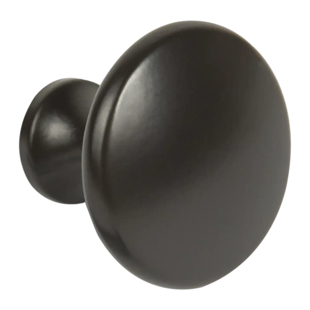 Мебельная ручка-кнопка 161 25x30 мм цвет кофе Jet STLM-2024652