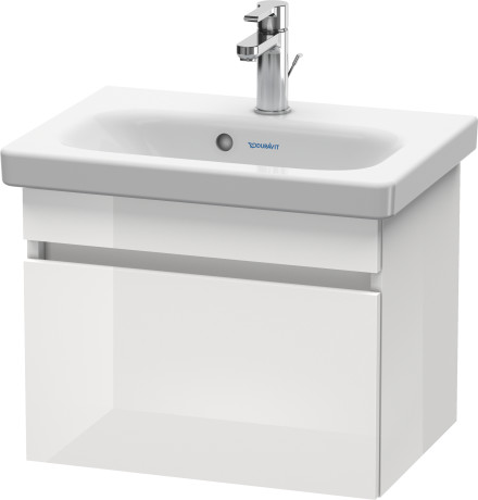 DS630301818 Тумбочка подвесная компакт DuraStyle #DS6303 500 x 368 мм Белый матовый, декор Duravit - Вид №2