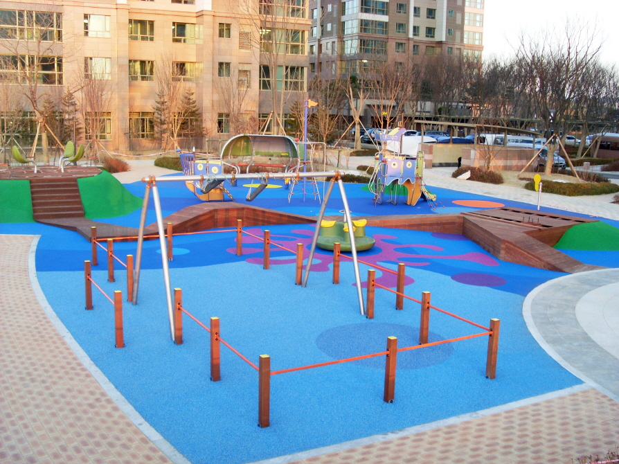 Бесшовное покрытие для детских площадок. Резиновое покрытие ЭКОПРОФИТ 01-258