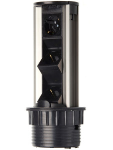 Блок электрических розеток Solo 12003 Silver NAVAKO