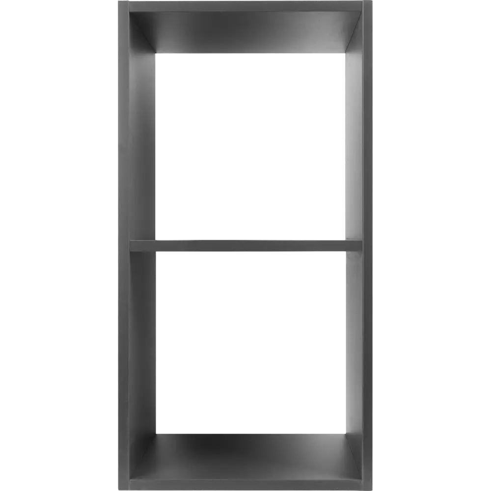 Стеллаж КУБ 2 секции 36х70.5х32 см ЛДСП цвет графит Santreyd STLM-2188185 - Вид №1