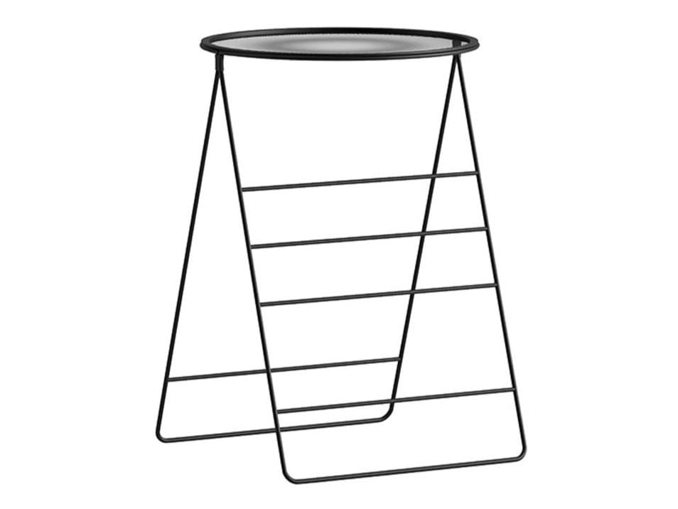 Высокий окрашенный металлический журнальный столик с подносом Ersa HI ARCH-00153049 - Вид №2
