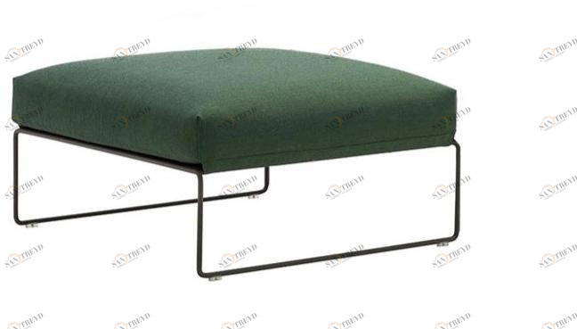 Andreu World Квадратный тканевый садовый пуф Siesta outdoor Rs4754