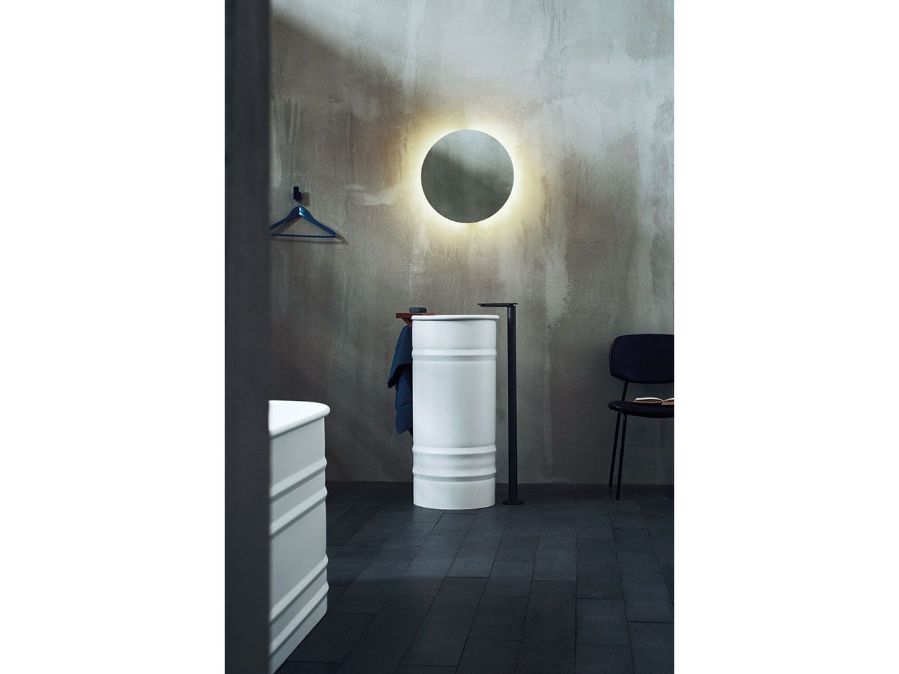 Круглая отдельно стоящая раковина из нержавеющей стали Agape Vieques ARCH-00000667