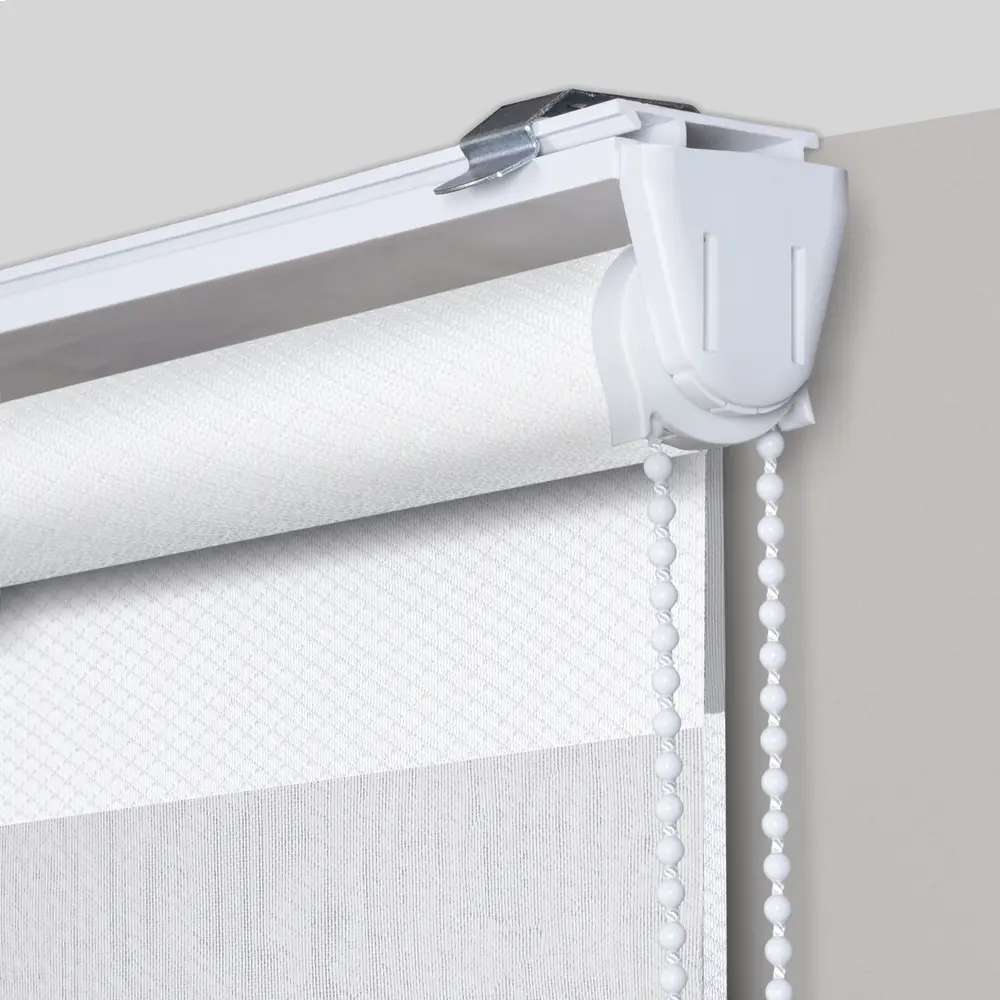 Штора рулонная день-ночь Сиберия 50x160 см белая MIAMOZA Промо 2025 STLM-2070183 - Вид №1