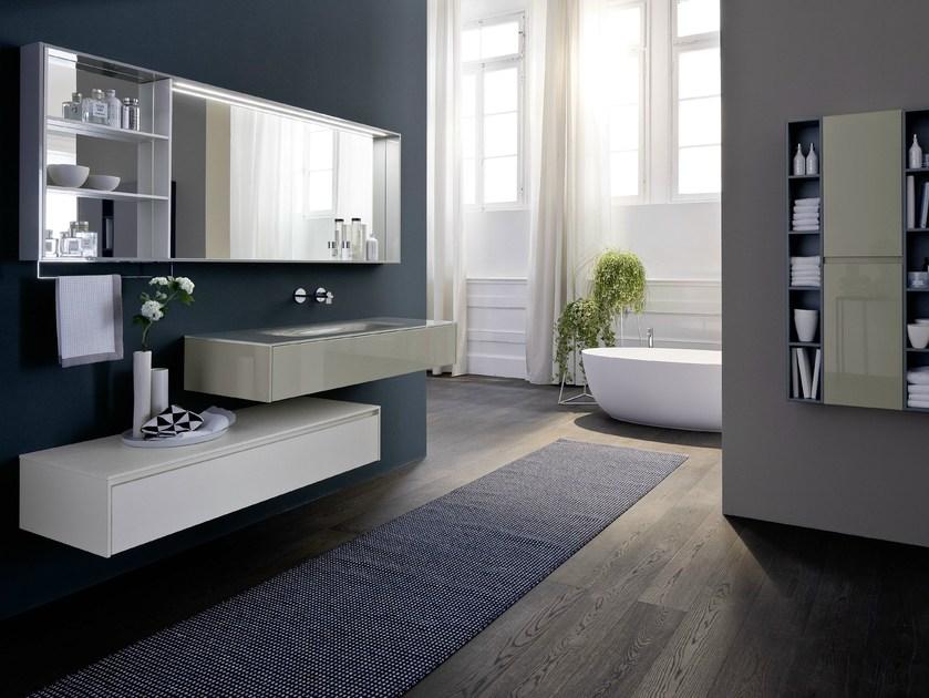 Ideagroup Подвесной туалетный столик с зеркалом Nyù sun-id-1379877 - Вид №1