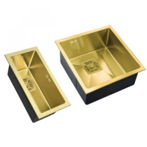 Zorg SZR 44G/2344 G Bronze Мойка кухонная прямоугольная Zorg