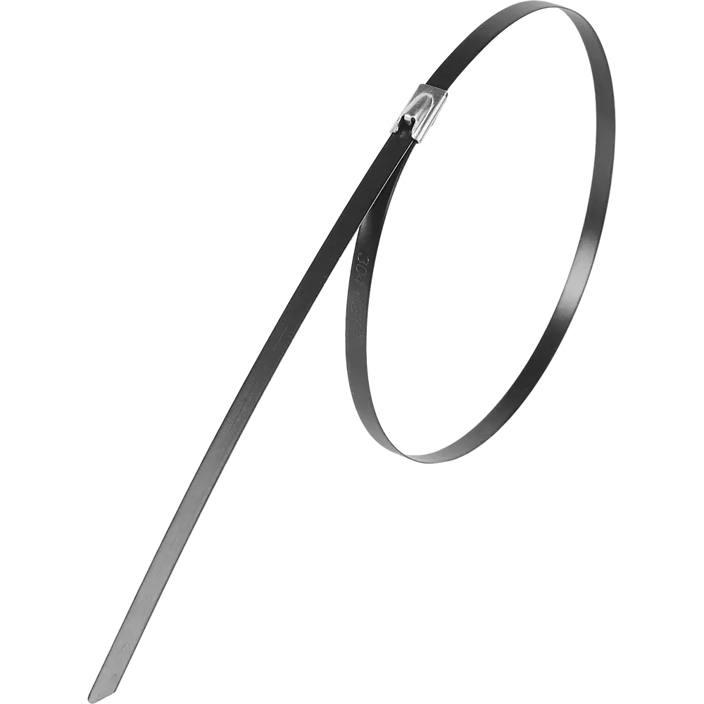 Кабельная стяжка 4.6x300 мм сталь цвет черный 2 шт Santreyd STLM-2035734 - Вид №1