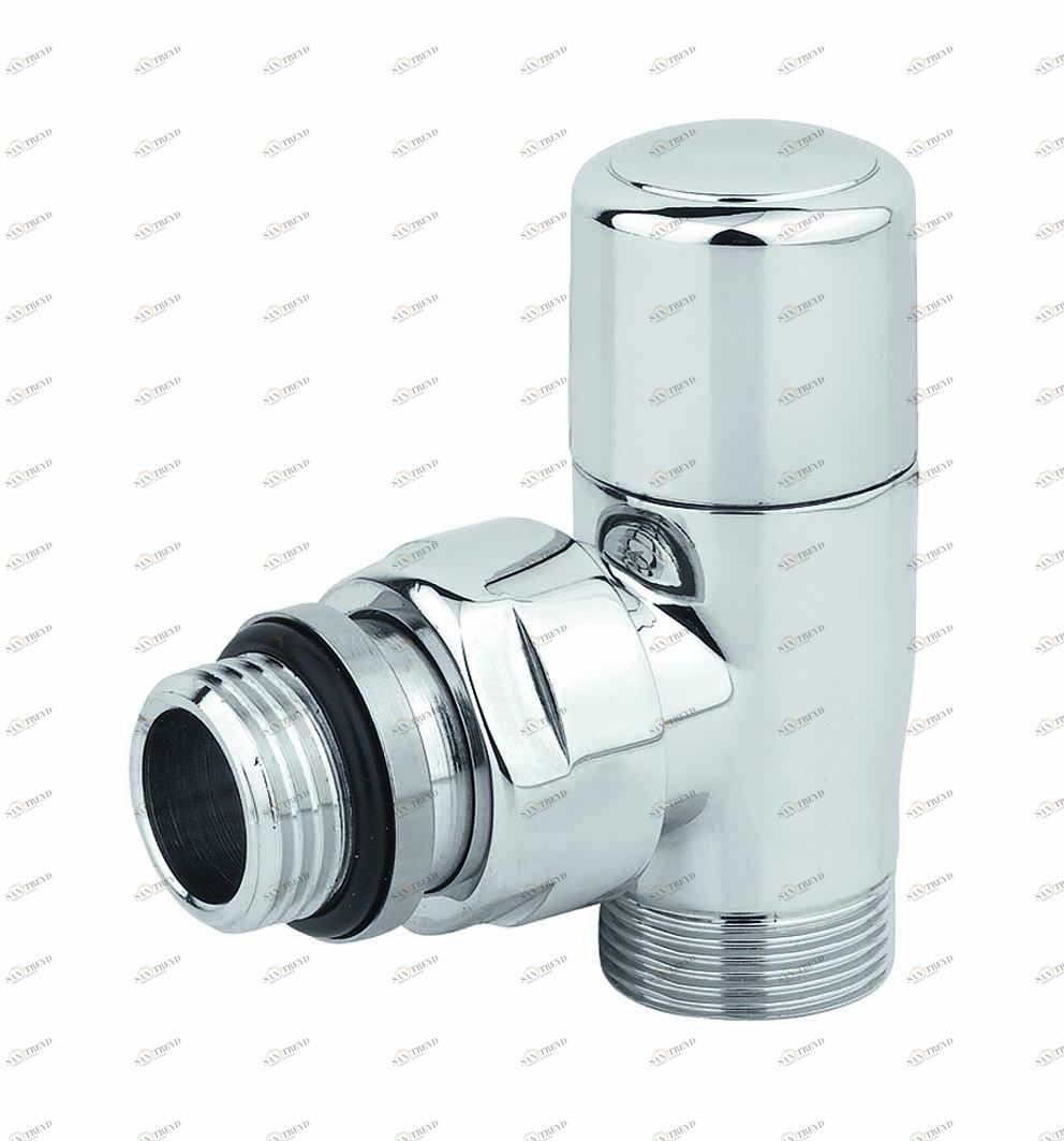 Carlo Poletti V77210B Клапан термостатический коаксиальный, правый или левый, с подключением для стальной трубы 