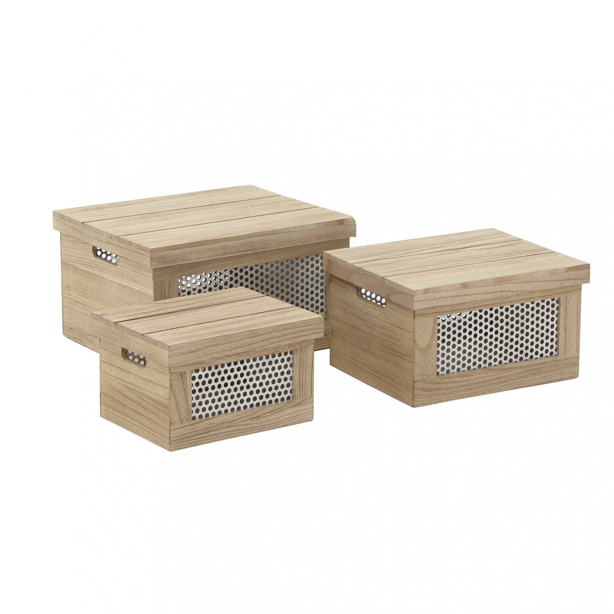 3870857.0001 ящик с крышкой, набор из 3шт TO4ROOMS 