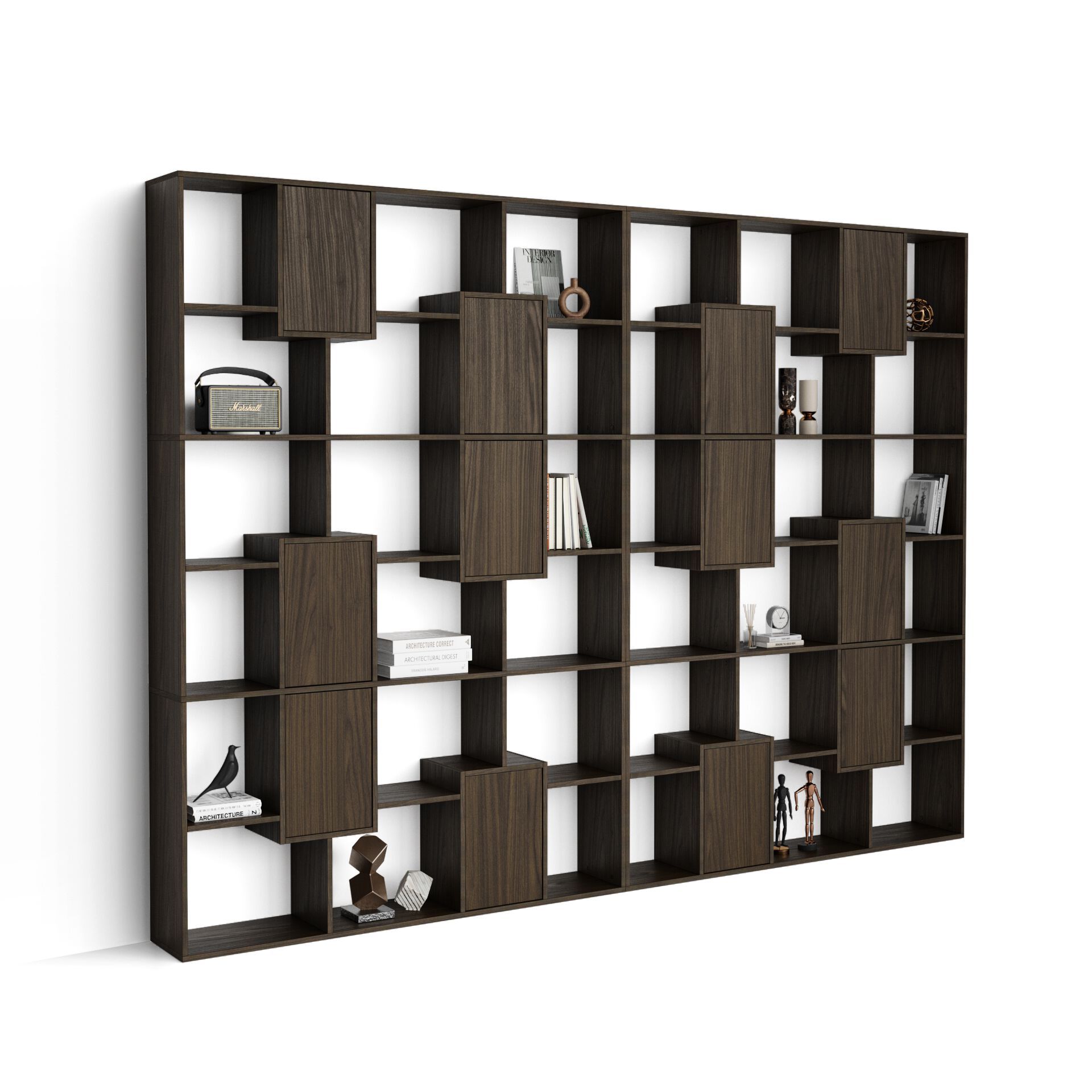 Настенный книжный шкаф из меламиновой ткани Mobili Fiver IACOPO ARCH-00104548 - Вид №15