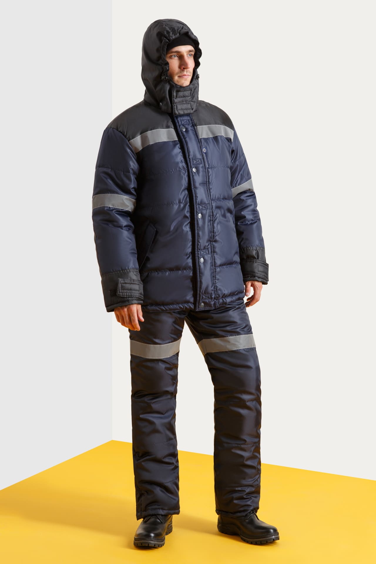 64936 Куртка  утепленная ткань "Оксфорд" с СВП (СОП) VeyGar  Зимняя спецодежда Santreyd  - Вид №12