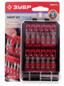 Набор бит ЗУБР "РАКЕТА" 26600-H12 6615675