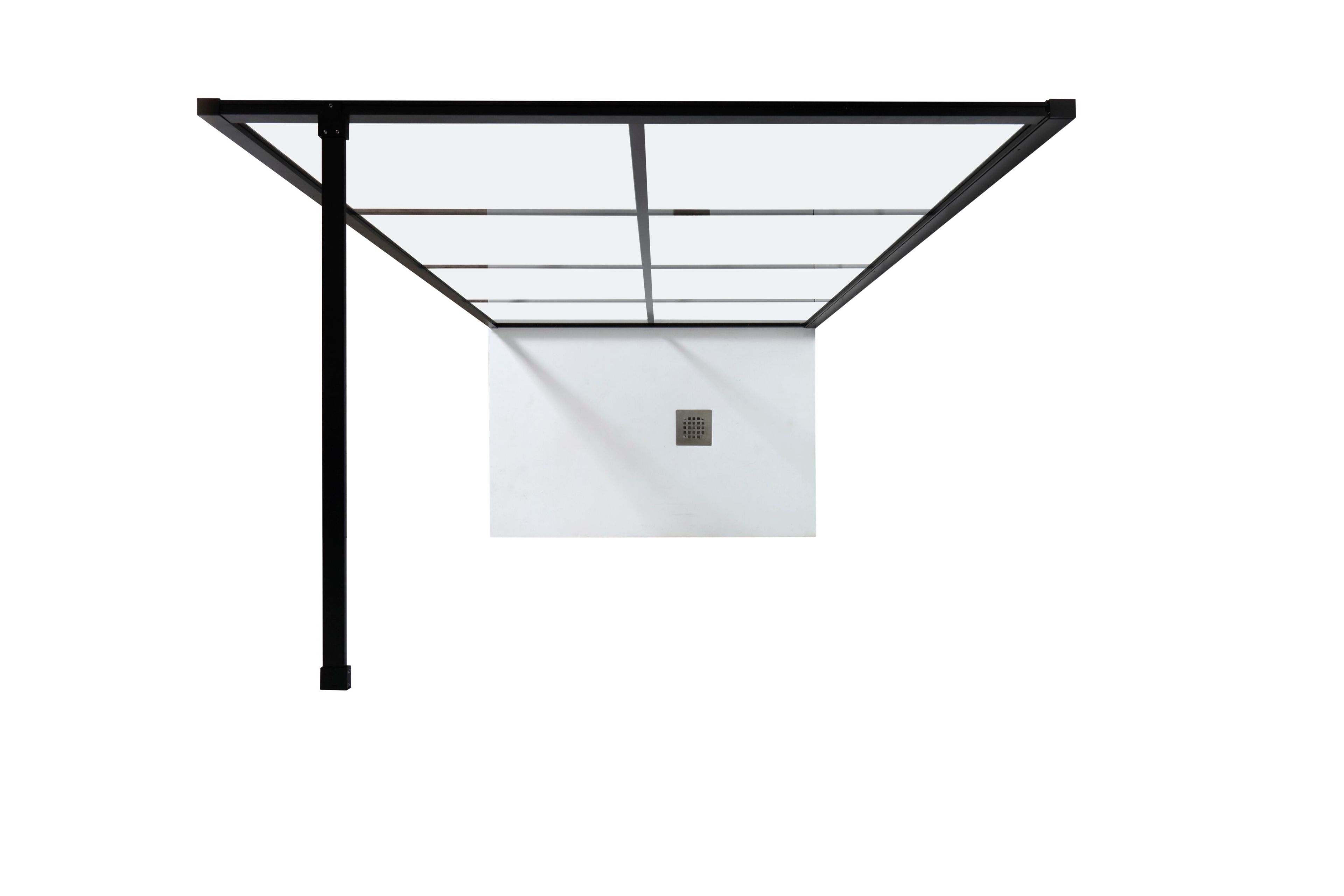 Алюминиевый и стеклянный душ TAMANACO 8PAR53W ARCH-00037009 - Вид №6