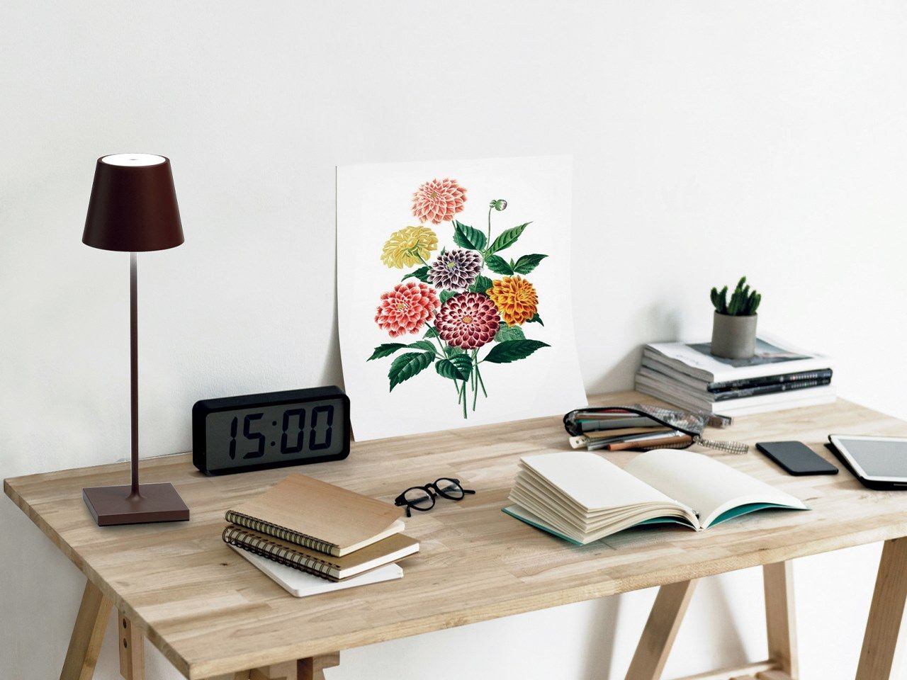 Аккумуляторная настольная лампа Zafferano Poldina ARCH-00091796 - Вид №13