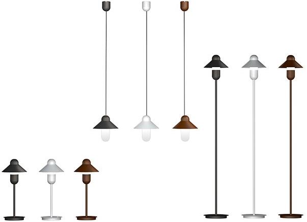 Alma light Светодиодная настольная лампа из железа Capsulehat 2520 - Вид №5