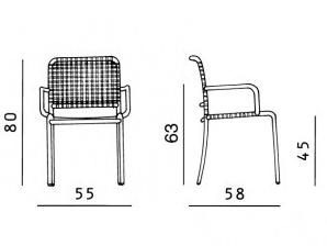Gervasoni Стул складной с подлокотниками Allu sun-id-1485449 - Вид №4