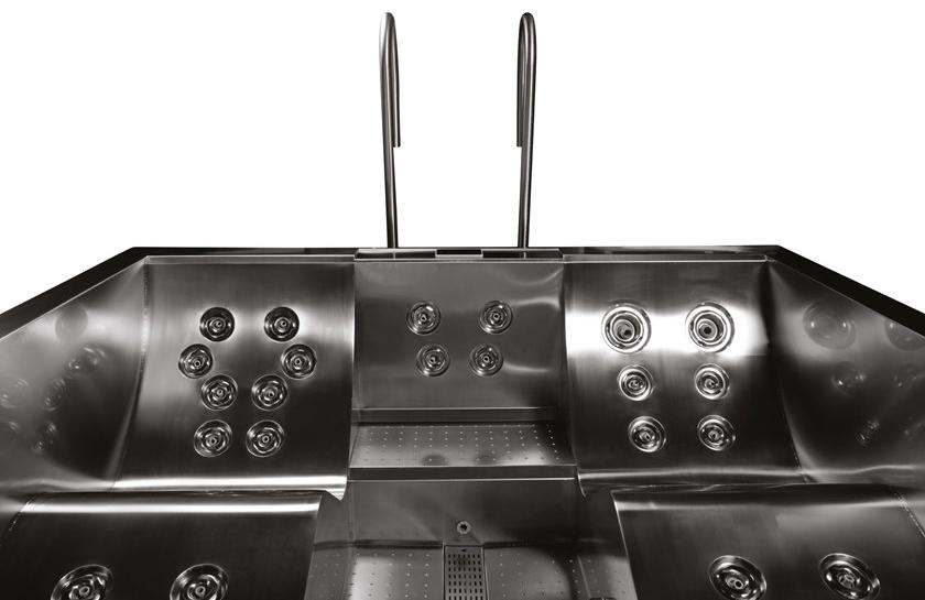 Gruppo Geromin Мини-бассейн из нержавеющей стали с гидромассажем Inoxline sun-id-1374270 - Вид №3