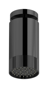 Верхний душ с Потолочный кронштейн WE ARE IB vn085ss_2 Black Chrome Spot