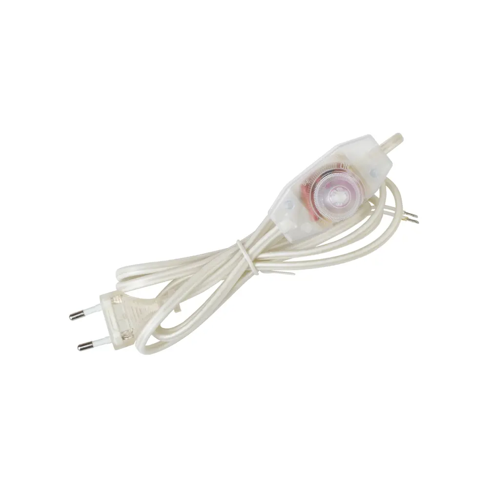 DUWI Сетевой шнур с диммером и выключателем 2 м прозрачный 84509822 STLM-1565185