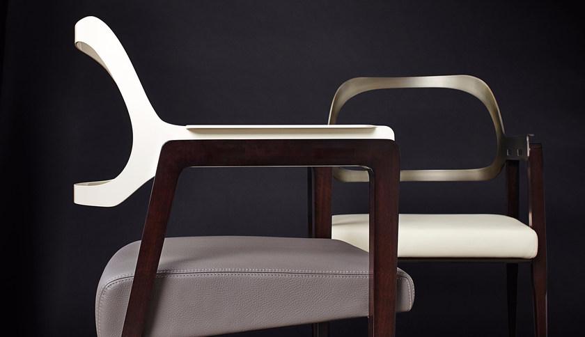 ROSSATO ARREDAMENTI Стул из орехового дерева с подлокотниками Home Rhc-01 - Вид №3