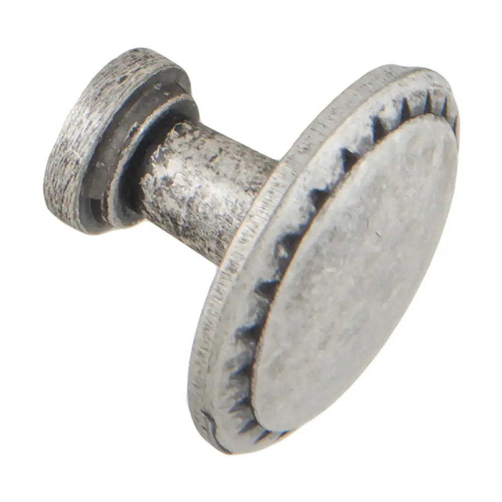 Мебельная ручка-кнопка RC407BAZ.4 металл цвет глянцевый хром BOYARD STLM-2111155