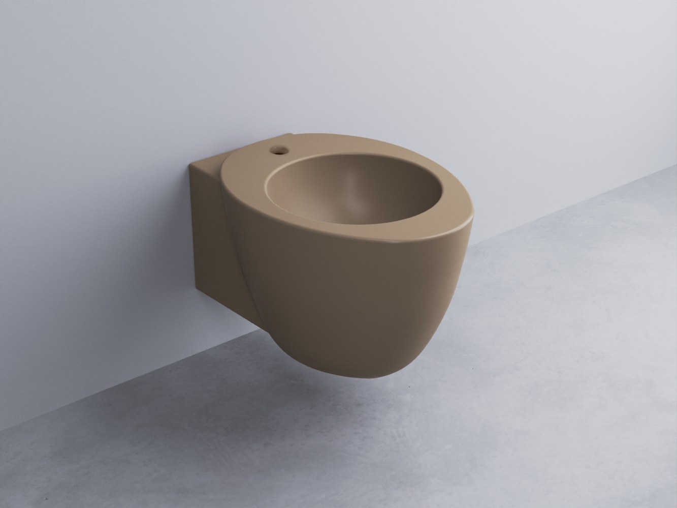 LGBS-AN Биде подвесное с одним отверстием под смеситель, в комплекте с крепежами cielo Le Giare Ceramica Cielo