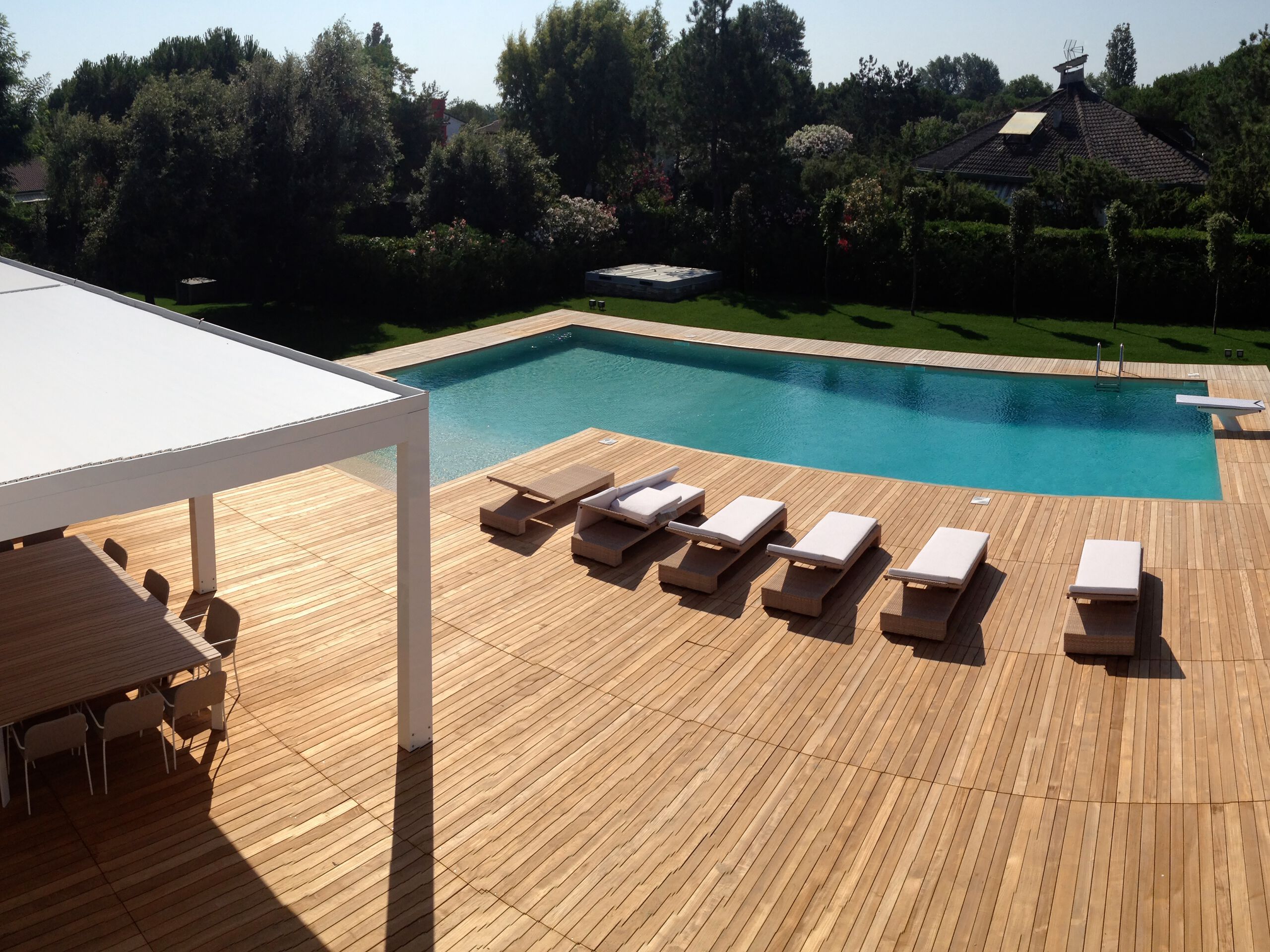 Открытый биосовместимый деревянный пол Fiemme Tremila TEAK ASIA ARCH-00072817 - Вид №5