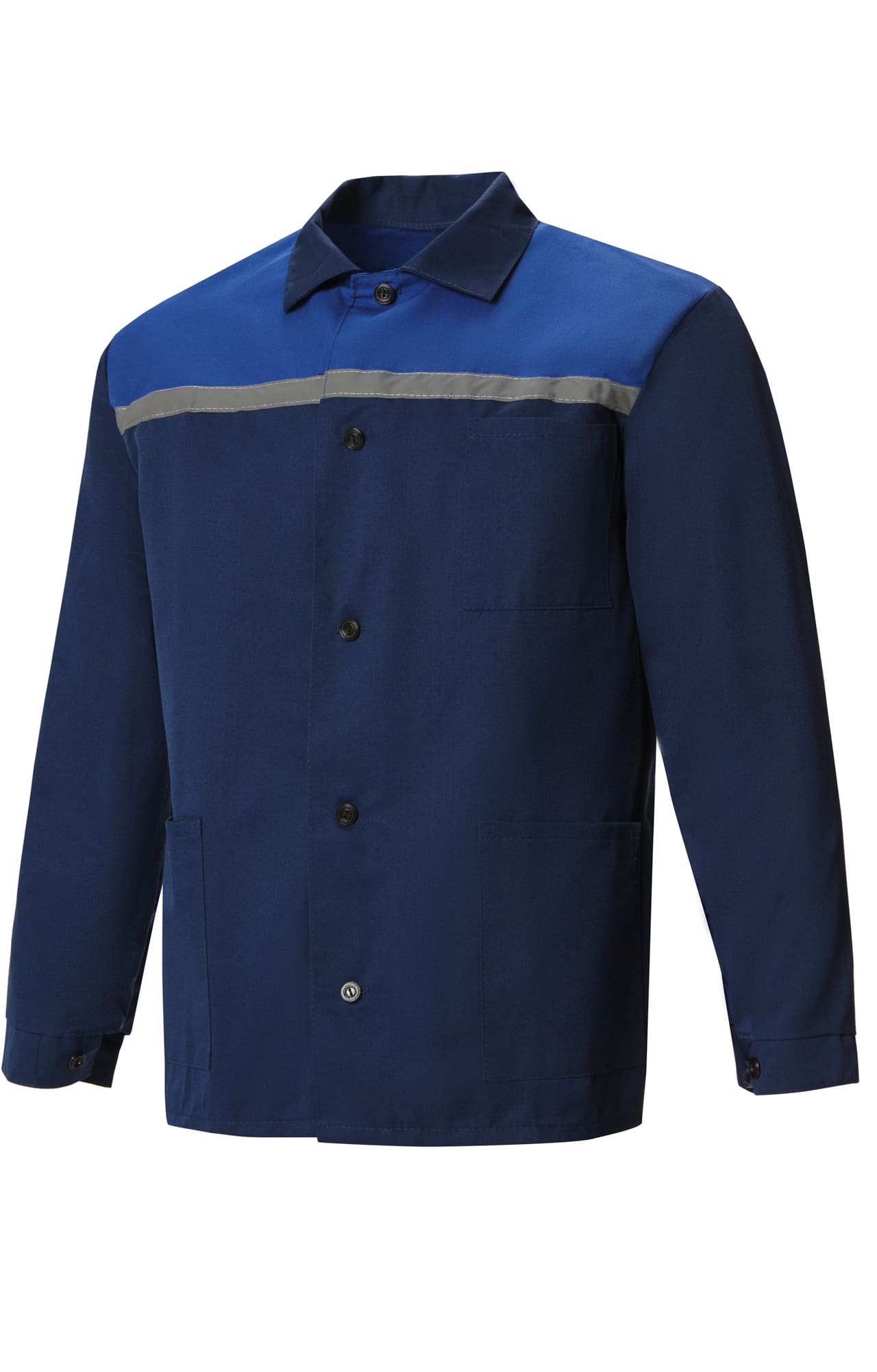 63025 Костюм Строителя темно-синий василек  Летняя спецодежда  размер 52-54/170-176  - Вид №1