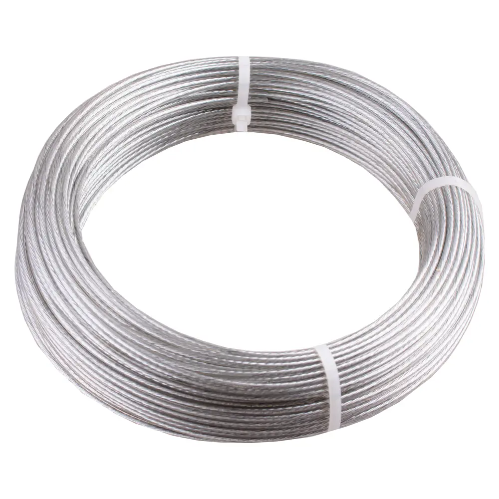 Трос стальной 1/2 мм 50 м цвет цинк Santreyd STLM-2077589 - Вид №1