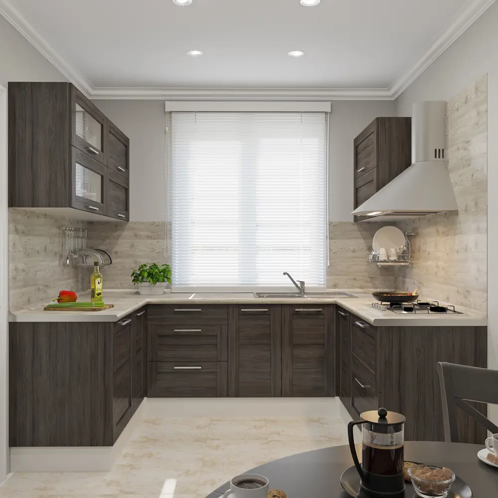 Дверь для шкафа Delinia «Фрейм тёмный» 15x92 см, ЛДСП, цвет коричневый Фрейм темный STLM-2141765 - Вид №2