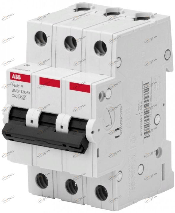 Автоматический выключатель ABB SН203 3Р 6кА 6А 7398