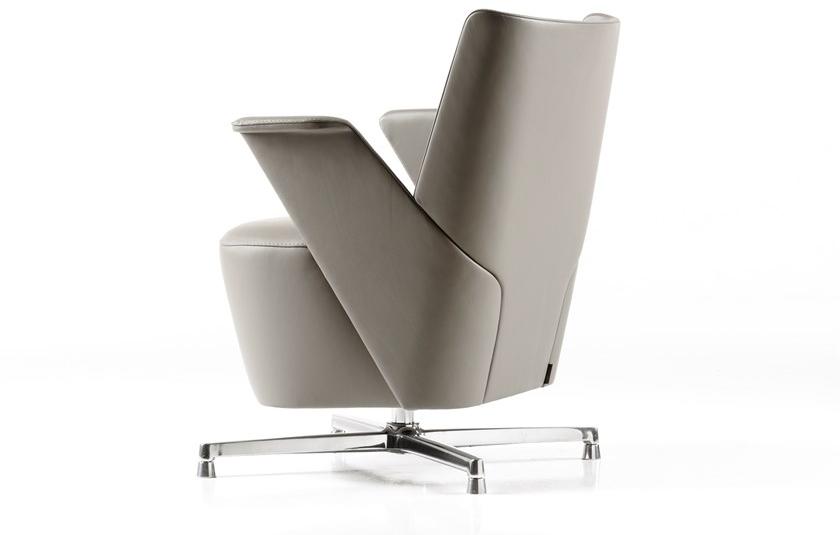 ESTEL GROUP Стеганое кожаное кресло с 4 спицами Embrasse sun-id-1474664 - Вид №2