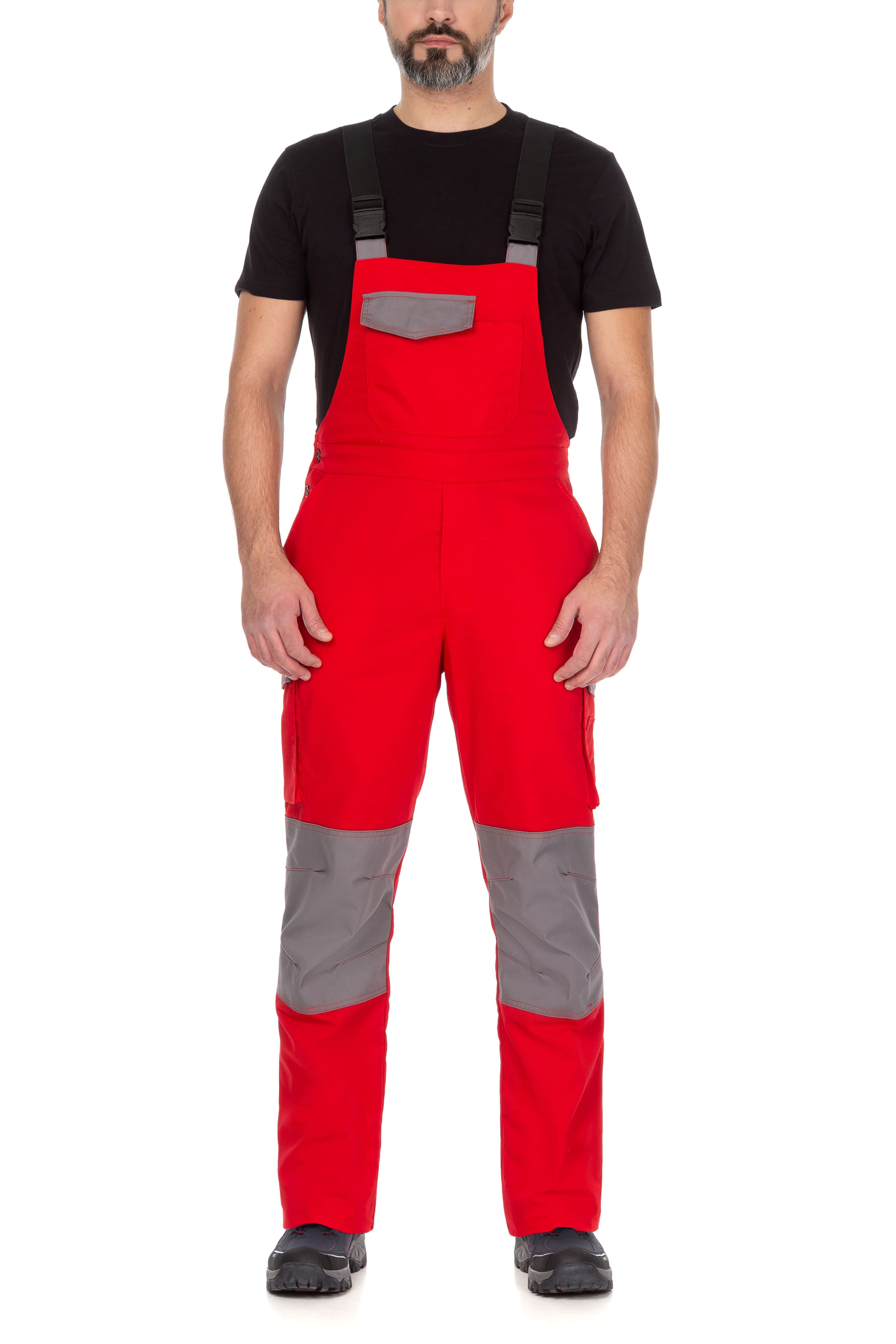 64645 Костюм  NEW 2 красный с серым STATUS  Летняя спецодежда  размер 56-58/182-188  - Вид №17