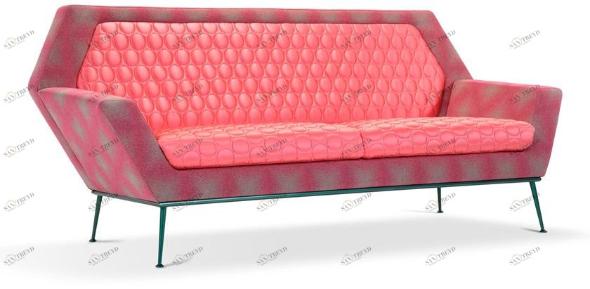 Adrenalina 3-х местный тканевый диван Morebillow sun-id-1418845