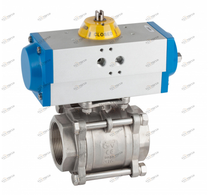 GENEBRE 5025 05 74 Шаровой кран из 3 частей / привод Gen-Air 